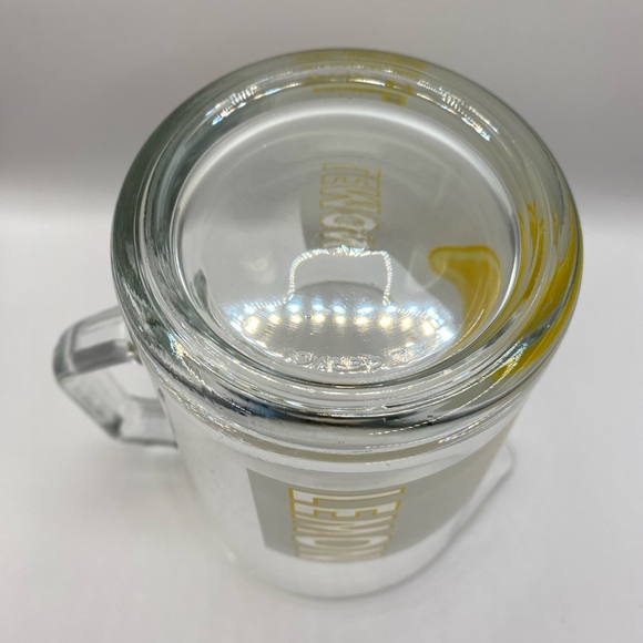 Cervé Italian frosted glass lemonade pitcher + 4 glasses. Vintage. EUC. - Picture 11 of 13
